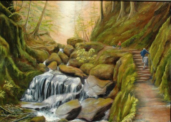 Steps at Puck's Glen